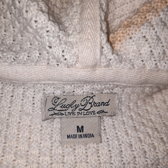 Lucky Brand hooded Cardigan sweater - Picture 2 of 5
